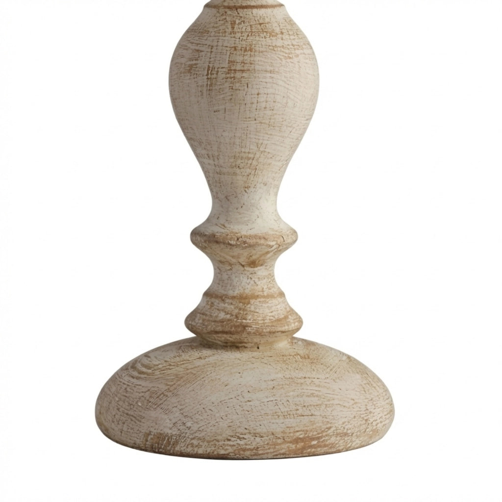 Lumetto Shabby Chic Cascina Bianco Tortora Vintage 1 Luce E14