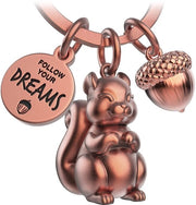 Sleutelhanger con Immagine di Tasso con Gravura - Carino Tasso con Gravura - Tasso di Buona Fortuna come Motivazione per un Regalo per l'Amica - Segui le Tue Aspirazioni