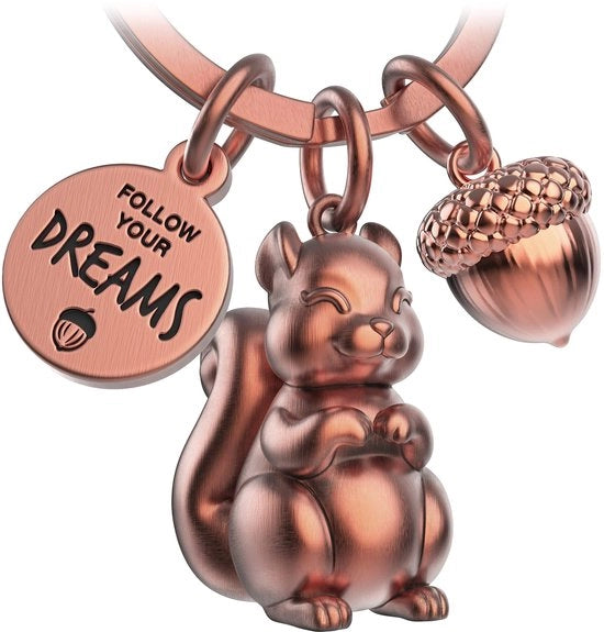Sleutelhanger con Immagine di Tasso con Gravura - Carino Tasso con Gravura - Tasso di Buona Fortuna come Motivazione per un Regalo per l'Amica - Segui le Tue Aspirazioni