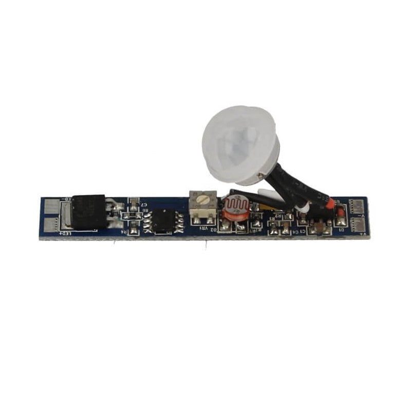 Sensore Di Movimento PIR + Light Sensore Crepuscolare 12V 24V 8A Regolabile