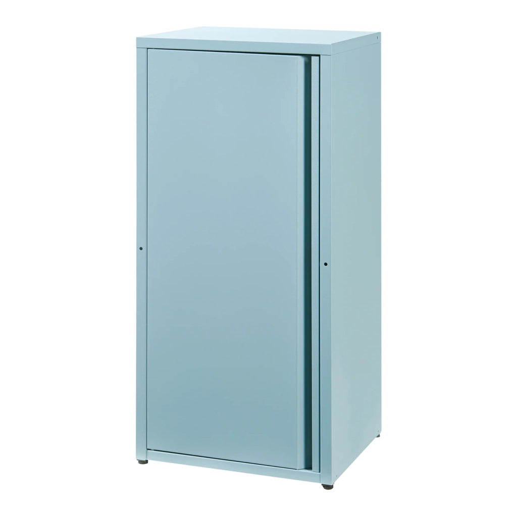 Mobiletto/scaffale in metallo e acciaio 88 x 40 x 35 cm blu grigio 03_0008902