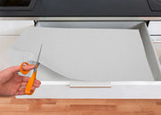 Tappetino Gommato Antiscivolo Multiuso Per Cassetti e Superfici Colore  Bianco - 65x300cm - Bianco