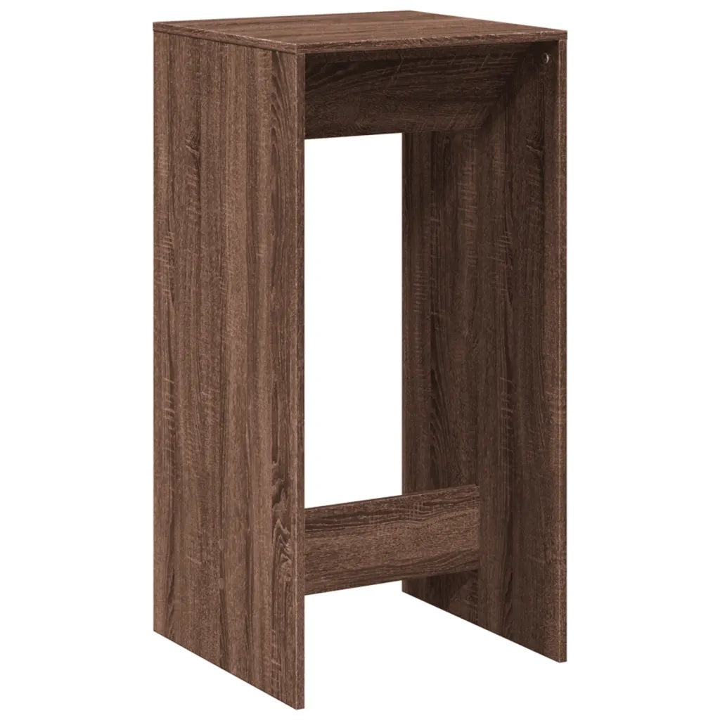 vidaXL Tavolo da Bar Rovere Marrone 51x50x103,5 cm in Truciolato