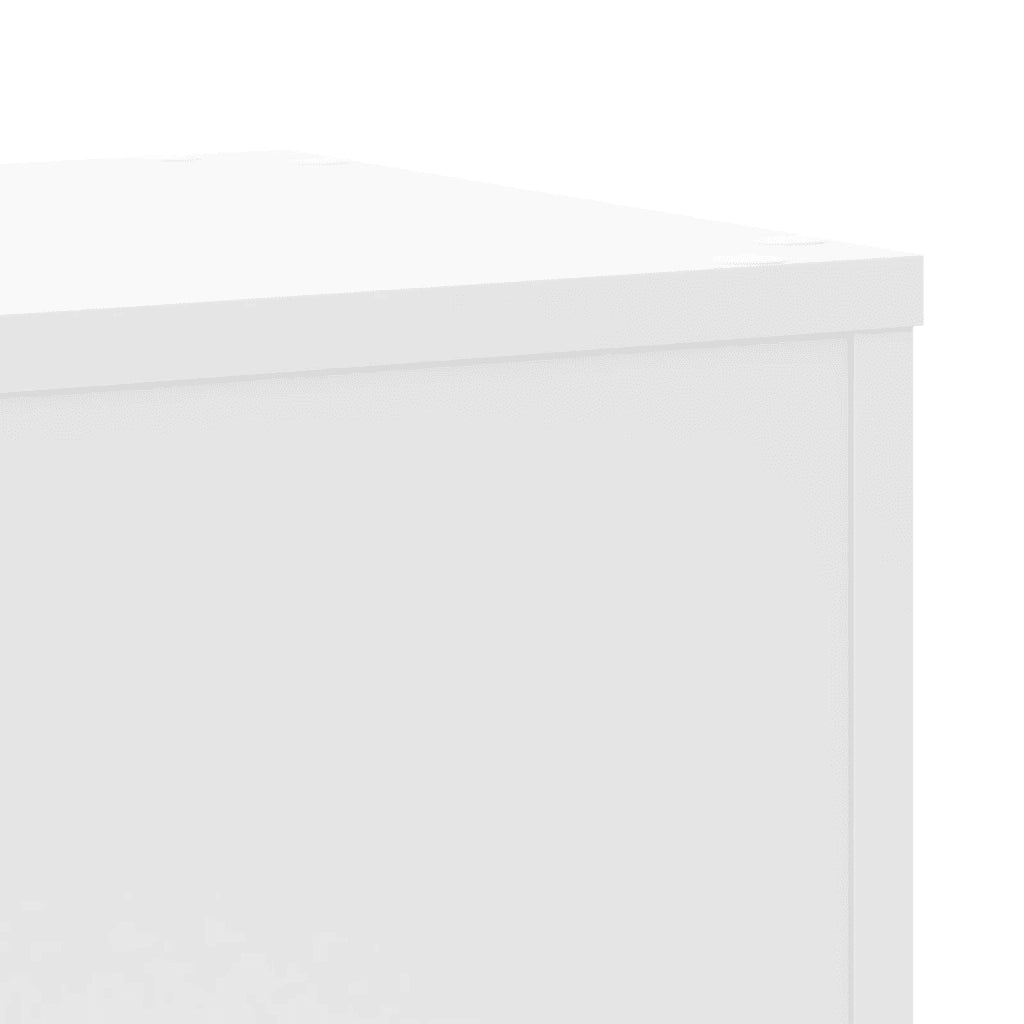 Supporti per Piante 2 pz Bianchi 30x30x70 cm Legno Multistrato