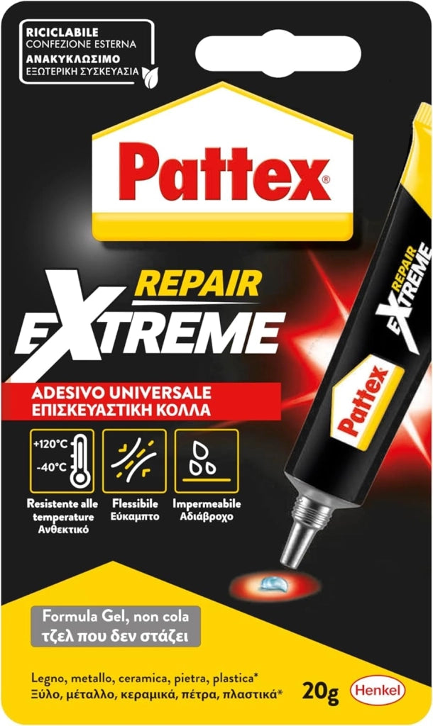 Colla Pattex 100% Repair Gel 20 Gr