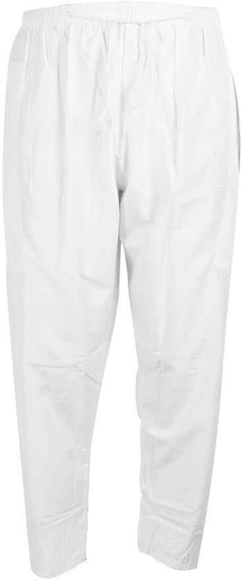 Pantaloni Casual in Stile Libero - Polyester/Katoen - Cintura Elastica - Taschini - Per Primavera/Autunno - Disponibili in Dimensioni - Maglietta Uomo