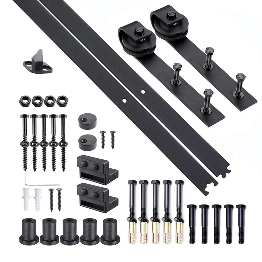 Kit Porte Scorrevoli Sistema Galandage ¨C Zephmum ¨C Brunito 1000x35-45mm 100Kg