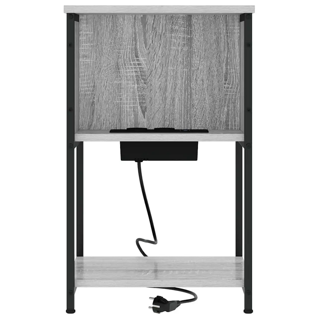 Armadio da Notte Grigio Sonoma 38 x 31 x 61 cm 859456