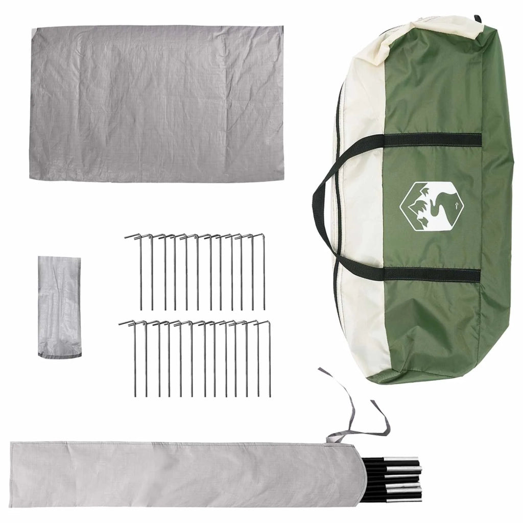 Tenda Tipi Verde 700 x 700 x 395 cm Poliestere e Acciaio 42028711