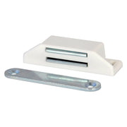 CHIUSURA MAGNETICA mm 19 x  65 bianco- 50 pezzi  - BricoGo