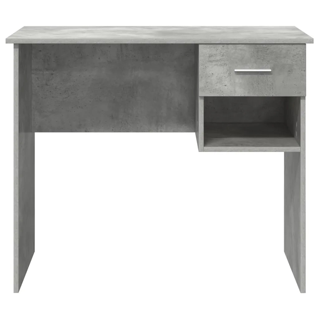Scrivania Grigio cemento 90 x 49 x 75 cm Legno multistrato 869269