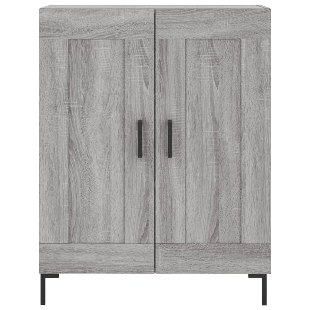 Buffet credenza cassettiera armadio mobile contenitore organizer cucina soggiorno Sonoma 69,5 x 34 x 90 cm legno ingegnerizzato grigio 02_0036438