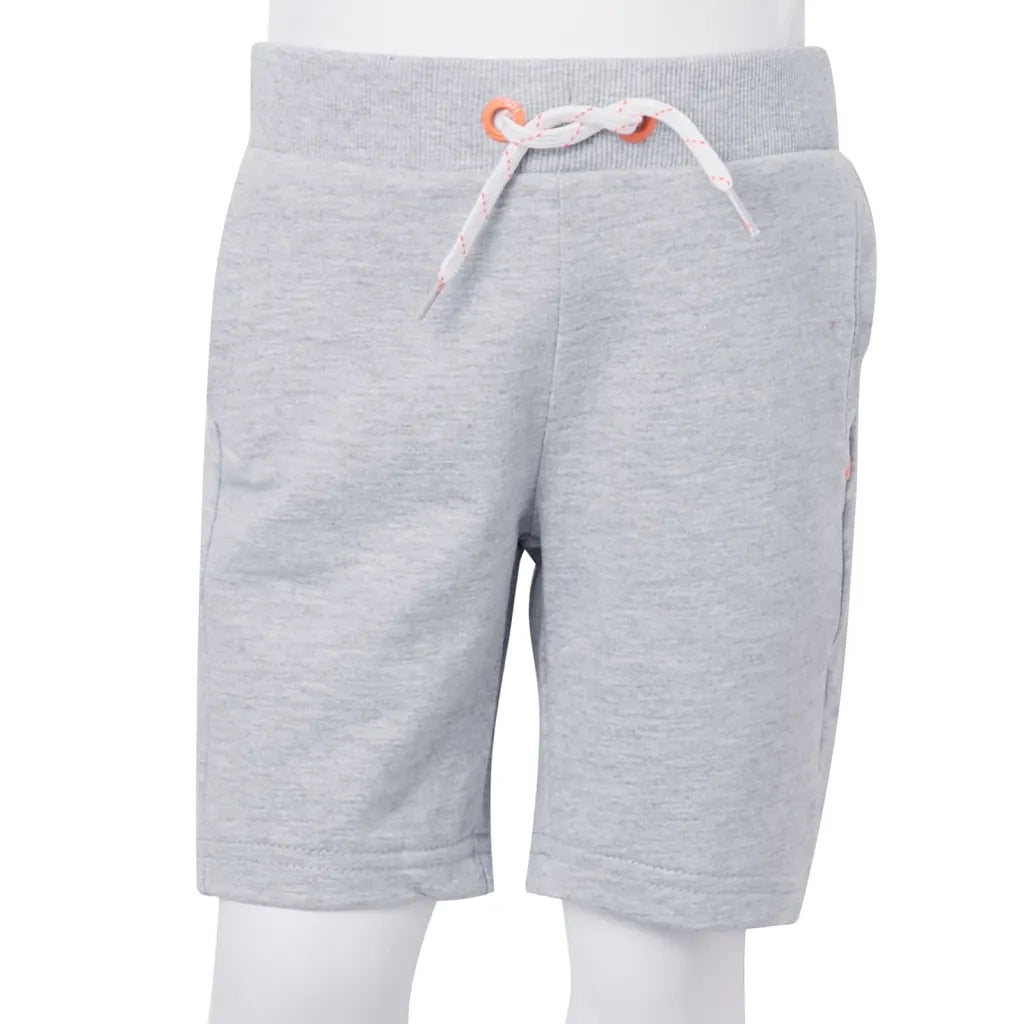 Pantaloncini per Bambini con Coulisse Grigio 128 CFW5290951