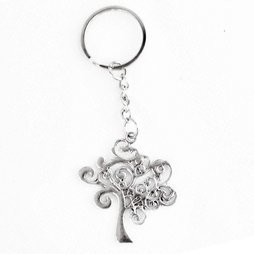 Trade Shop - 12 Portachiavi Porta Chiave Bomboniere Confettata Albero Della Vita Segnaposto -