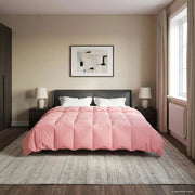 Duvet Invernale Trapuntato Rosa 240 x 260 cm Microfibra