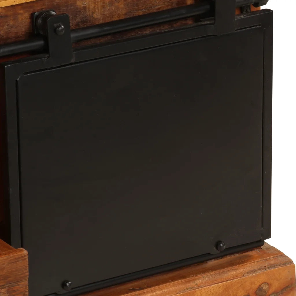Mobile Porta TV 110x30x45 cm in Legno Massello di Recupero 247328