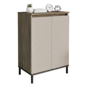 Madia Phailin, Credenza 2 Ripiani, 60x36x86h cm Marrone