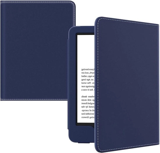 Copertura Leggera a Scocca in PU con Risveglio-Sonno Automatico per Kindle 2022 - Blu Scuro, Copertura Compatibile con Tutte le Nuove 6" Kindle - 11ª Generazione - 10ª Generazione 2019 - 8ª Generazione 2016