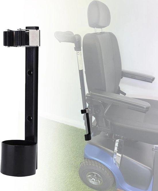 Supporto per Passo Robusto - Standard per Passo - Supporto per Rollator - Adatto per Sedia a Rotelle/Rollator - Acciaio Inossidabile - Facile da Installare - Supporto per Passo