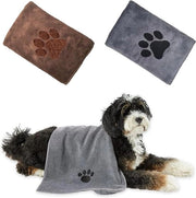Asciugamani per cani extra assorbenti 2 pezzi - Accessori per cani - Asciugamani microfibra veloci per cani e gatti - Lavabili in lavatrice
