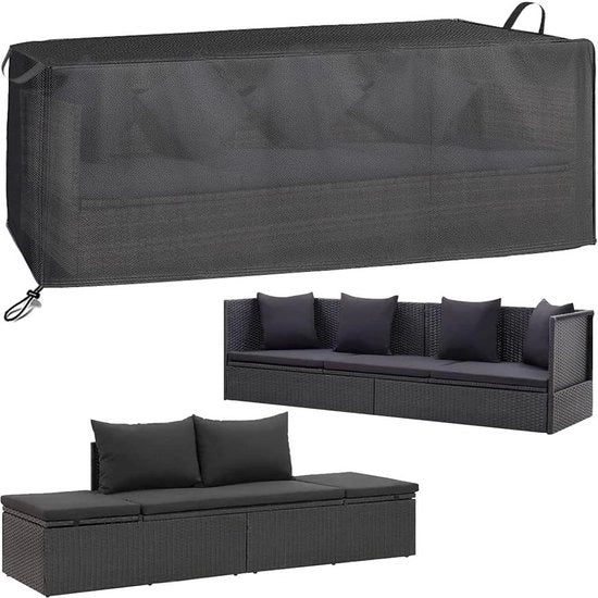Copertura per mobili da giardino - 420D Oxford - Tenda per sdraiarsi sul balcone, divano, lettino - Resistente alle intemperie e UV - 220 x 80 x 80 cm