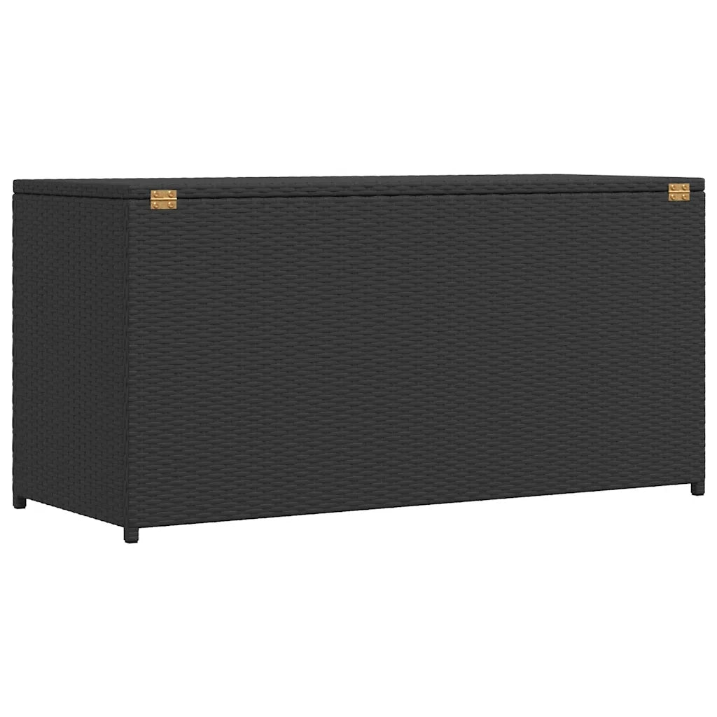 Baule da Giardino Nero 120x50x60 cm in Polyrattan CFW1906301