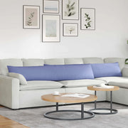 Cuscini da Divano 2 pcs Blu jeans 200 x 40 cm Tessuto