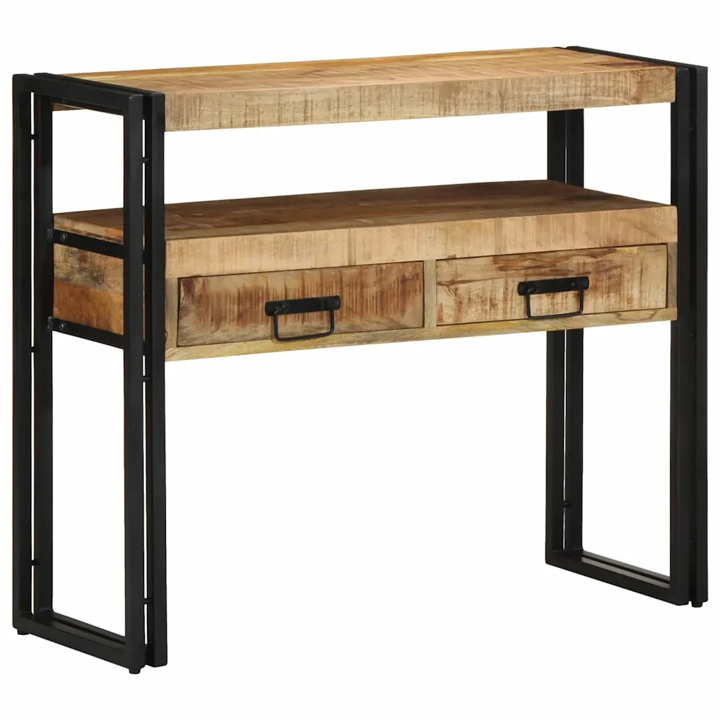 Tavolo consolle Marrone 90 x 33 x 75 cm Legno di mango massello 4102742