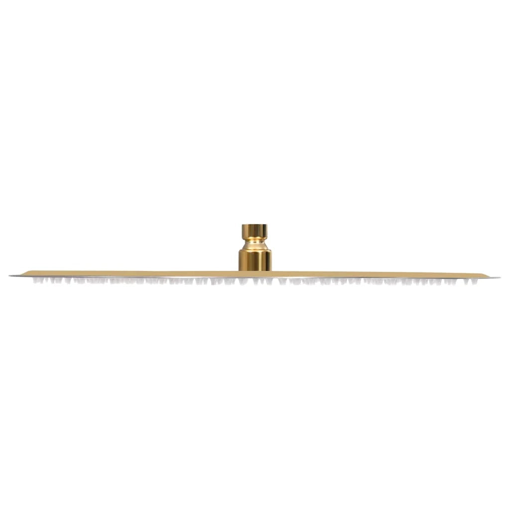 Soffione doccia a pioggia in acciaio inox 40 cm rotondo finitura oro 02_0002088