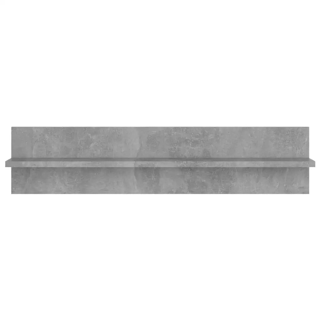 Mensole Muro 4pz Grigio Cemento 80x11,5x18cm Legno Multistrato 807342
