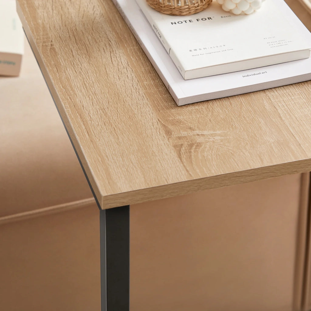 Tavolino Consolle Tavolino da Divano Supporto Tavolino Forma-C Naturale FBT44-N
