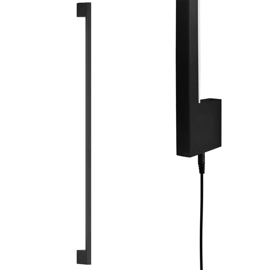 Applique Da Parete Led Lhj064-w 100cm Black