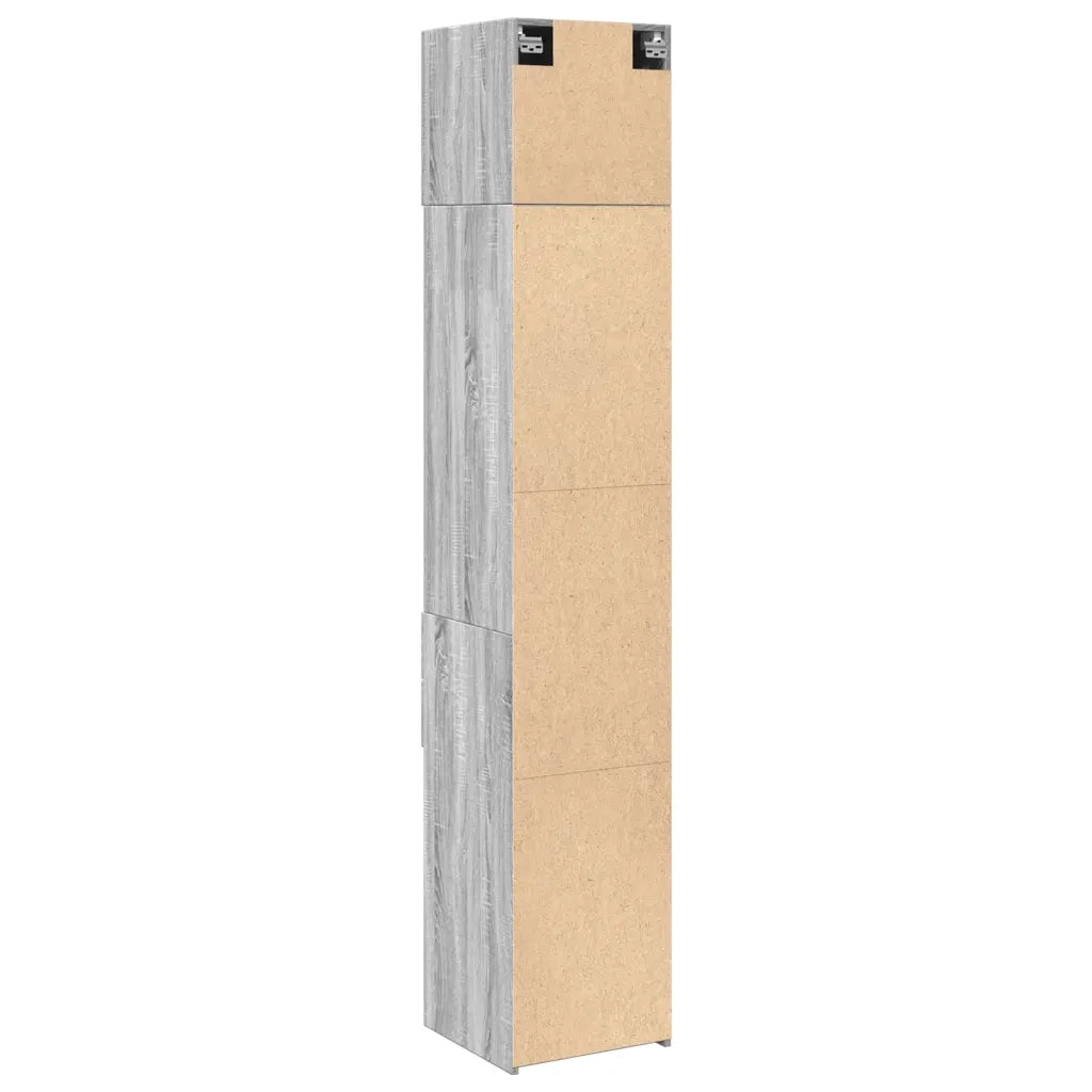 Mobile Sottile Grigio Sonoma 40x42,5x225 cm in Truciolato