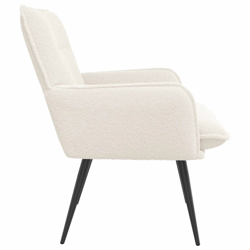 Poltrona Crema Bouclé 42047693