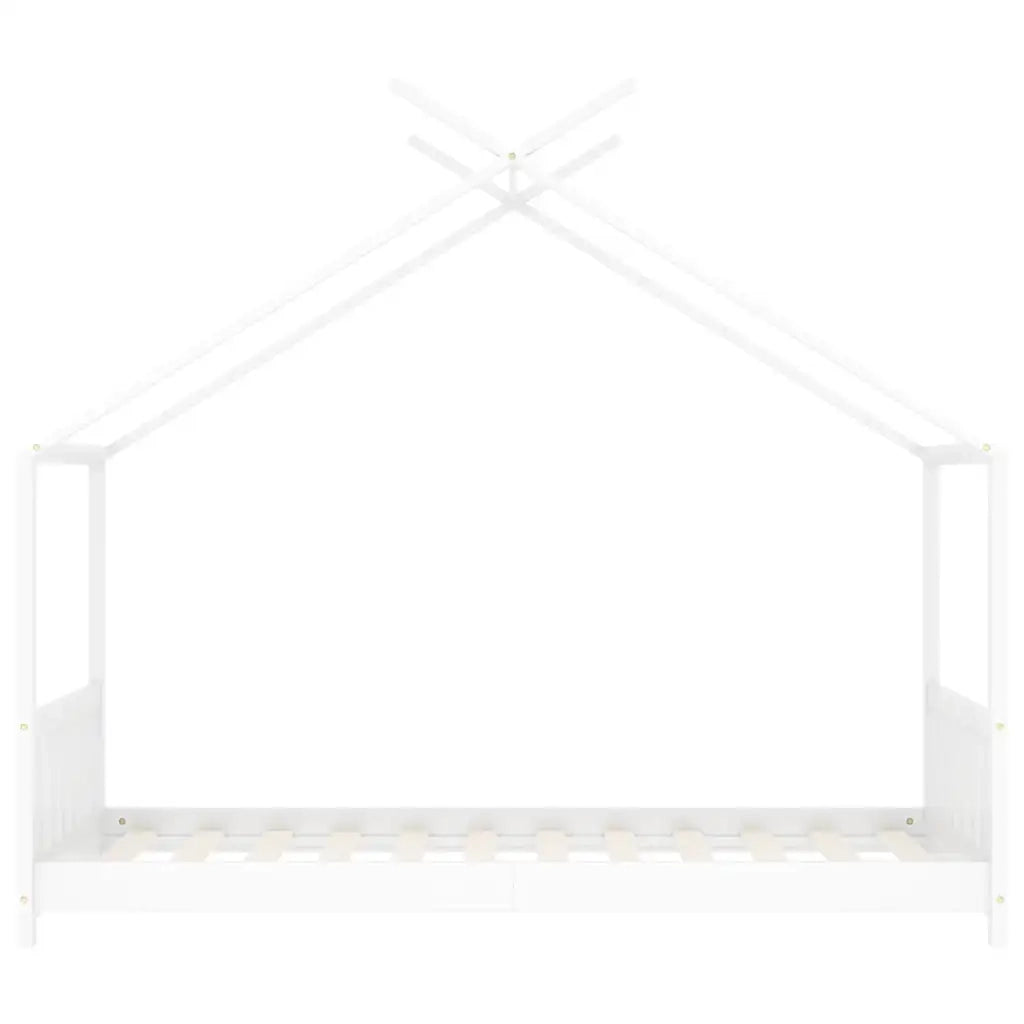 Giroletto per Bambini Bianco in Massello di Pino 70x140 cm 283367