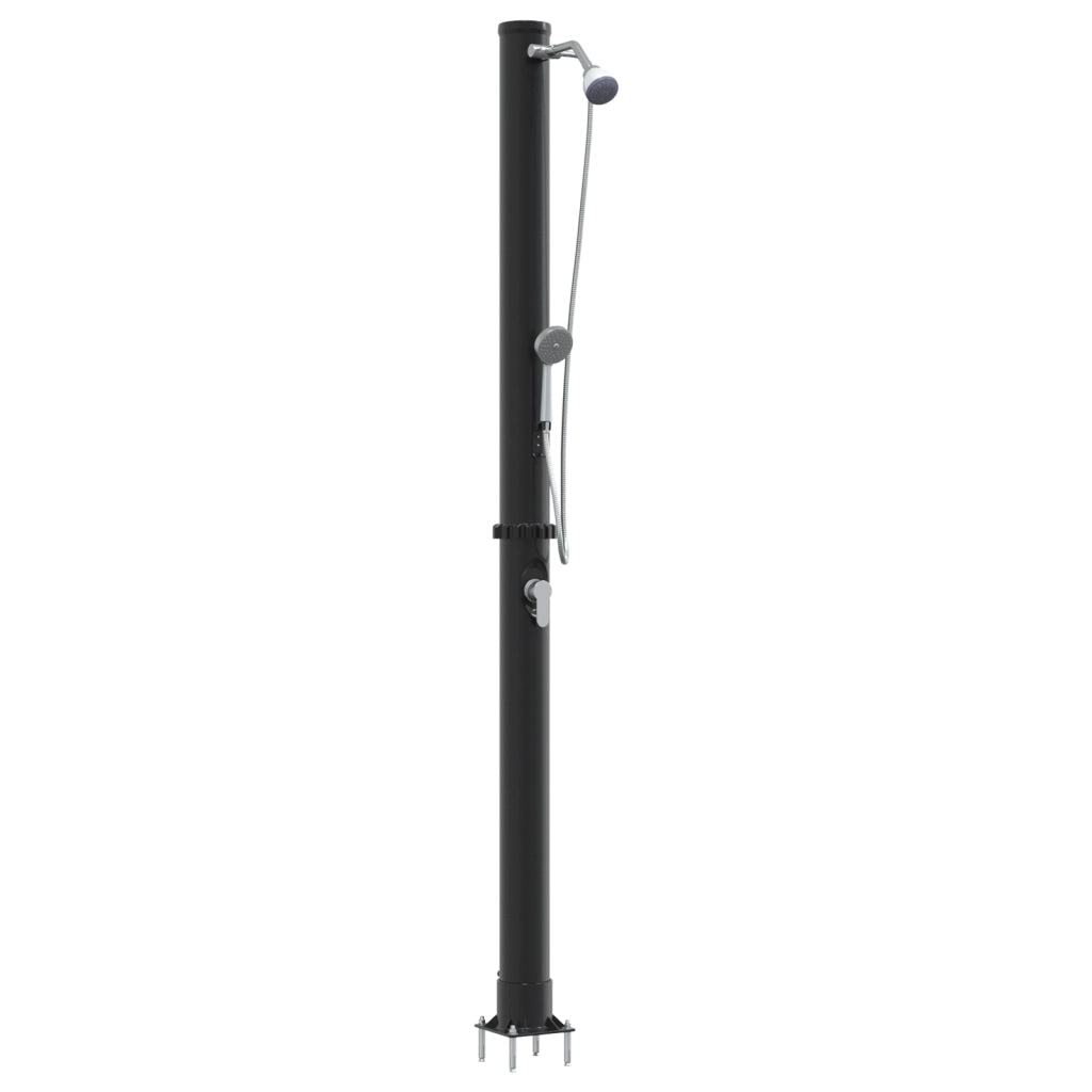Doccia Solare All'aperto con Soffione Portatile 217 cm 20 L