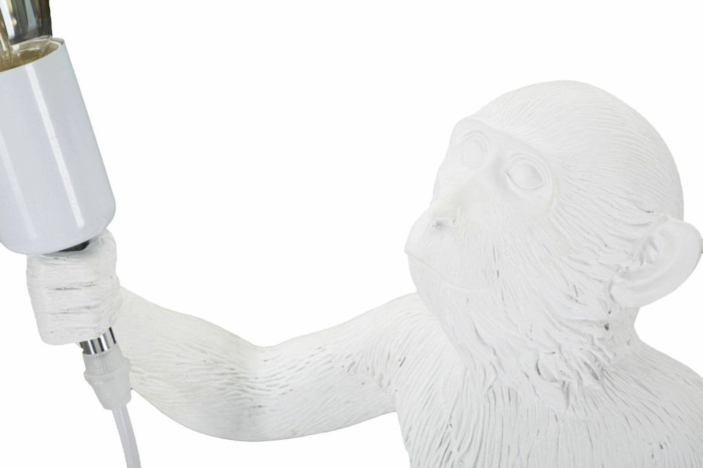 Lampada da tavolo Piet, Luce da scrivania, Luminaria da ufficio, Lampada da lavoro, 26x34 h55 cm, Bianco