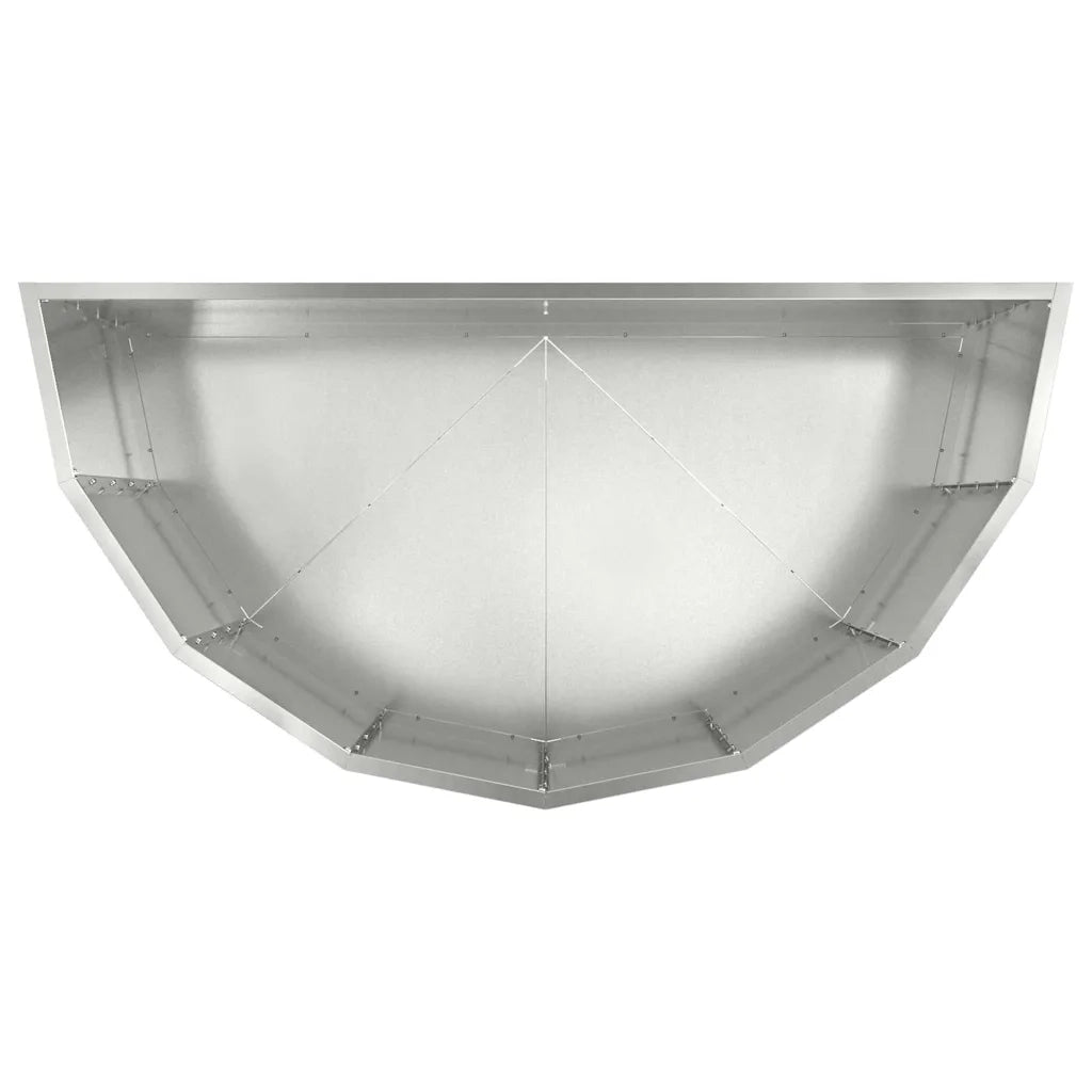 Fioriera | Cassetta per fiori | Vaso Argento 90 x 45 x 50 cm Acciaio zincato