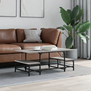 Tavolino Salotto-Tavolino da soggiorno-Tavolo Grigio Sonoma 100x50,5x40 cm Legno Multistrato