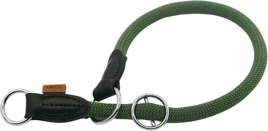Cinturone per Cane a Maglia Professionale - Martingale Anti-Trek Ronde con Anello di Arresto Scorrevole per Cani Grandi