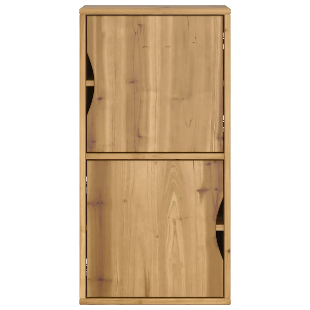 vidaXL Armadietto Laterale ODDA 40x24x79 cm in Legno Massello di Pino