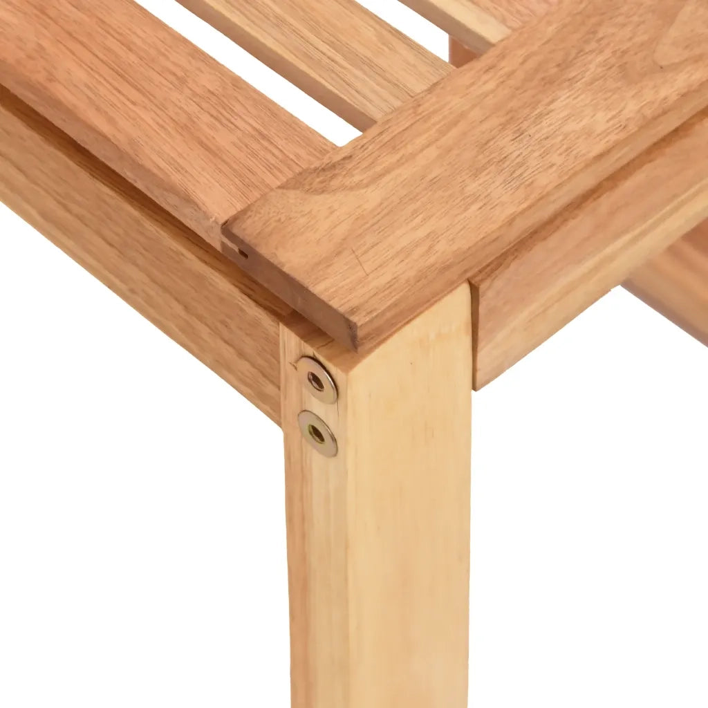 Sgabello da Bagno 40x30x46 cm in Legno Massello di Noce CFW2415882