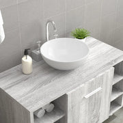Lavandino Bianco 28x28x10 cm Ceramica 242569