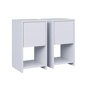 Vicco Comodino Bianco Set di 2