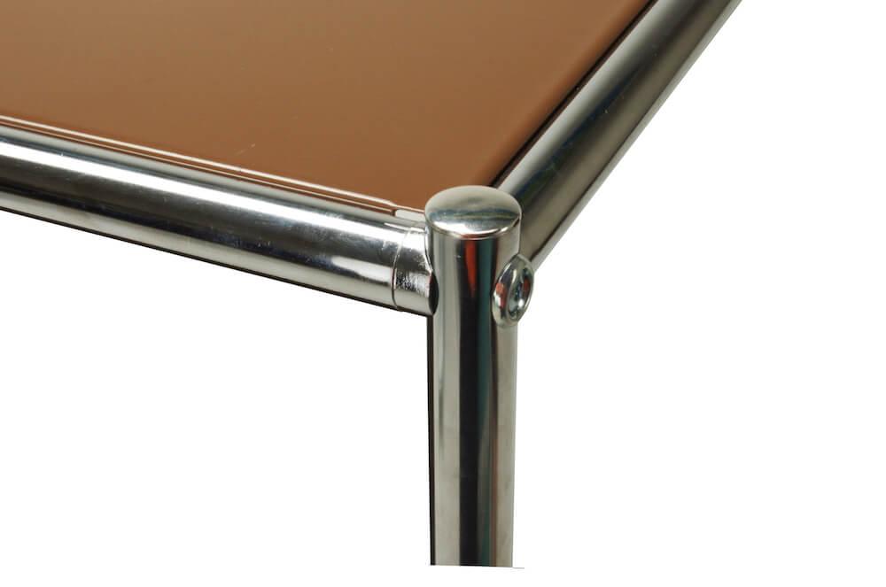 Scaffale in Acciaio Cromato 4 Ripiani Marroni Tosini E-408012B