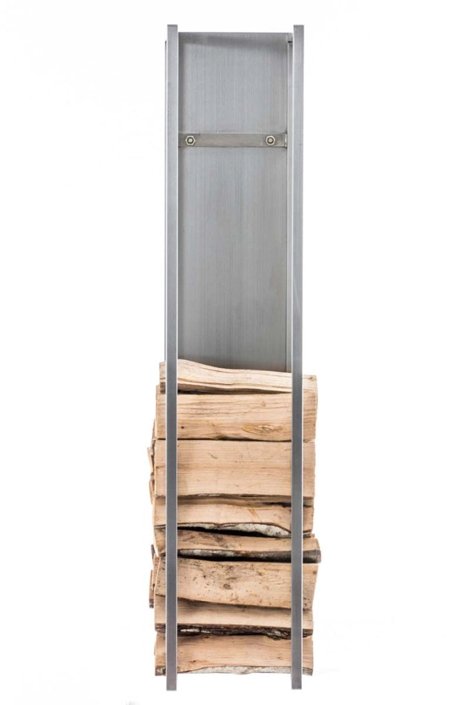Scaffale Legnaia per Camino SPARK acciaio ,180 cm