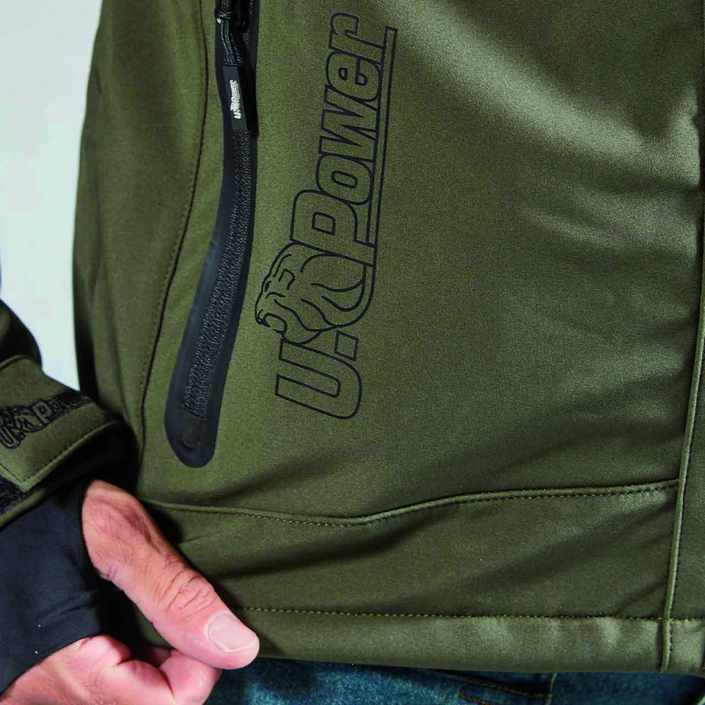 U-Power GIACCA SOFTSHELL SPACE Col. Verde  Mis. XXL