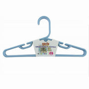 Trade Shop - Set 5 Pz Grucce Stampelle Appendiabito Plastica Celeste Vestiti Pantaloni 87681 -