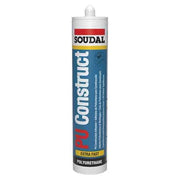 ADESIVO POLIURETANICO 'PU CONSTRUCT D4' SOUDAL 310 ml - Marrone - SOUDAL