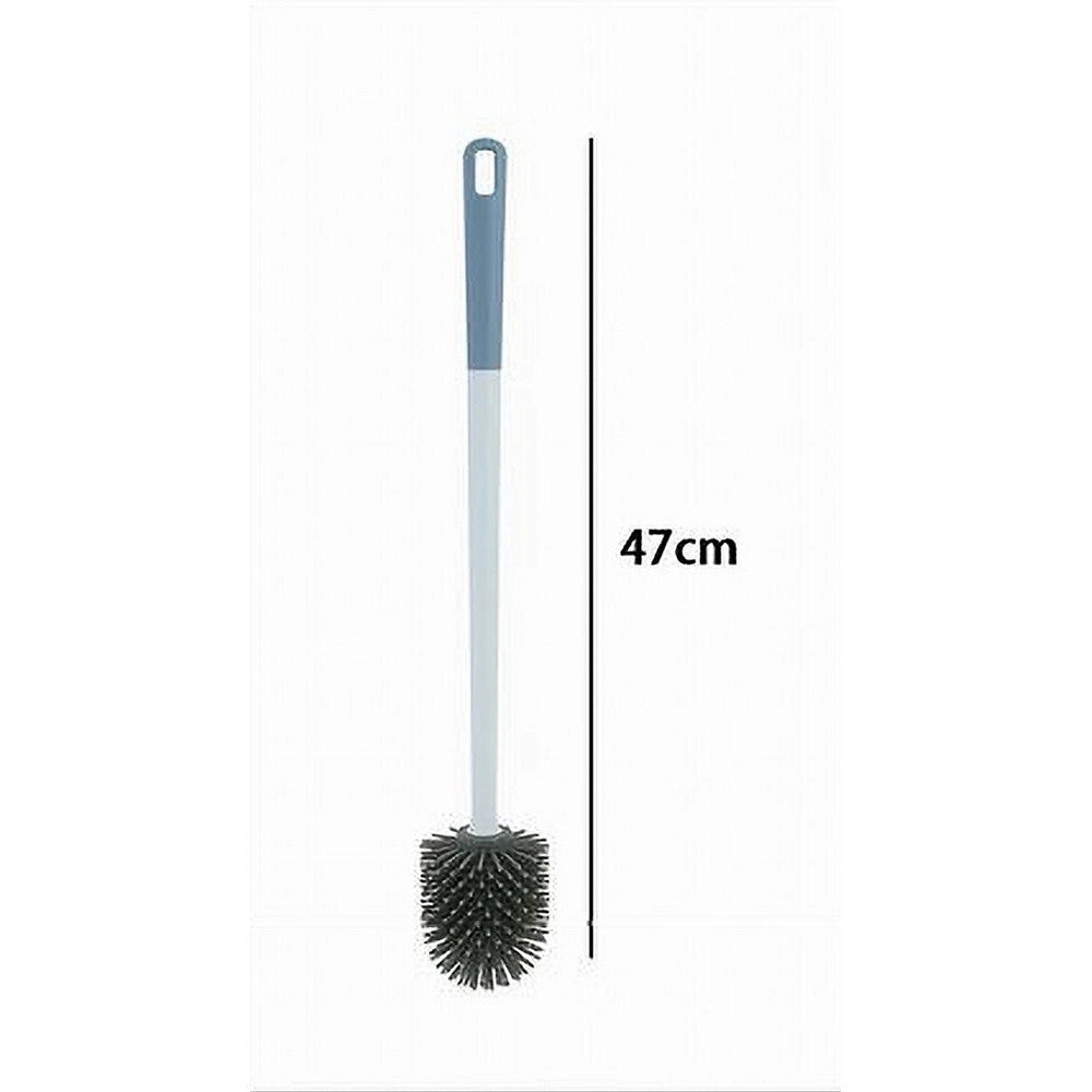 Trade Shop - Scopino Wc Setole In Silicone Plastica Spazzola Ricambio Pulizia Profonda 87619 -